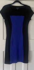 CodeCodeCode Black and blue Body-con cap sleeve Dress Size 10