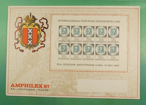 DR WHO 1967 NETHERLANDS FDC AMPHILEX EXPO S/S LR33540