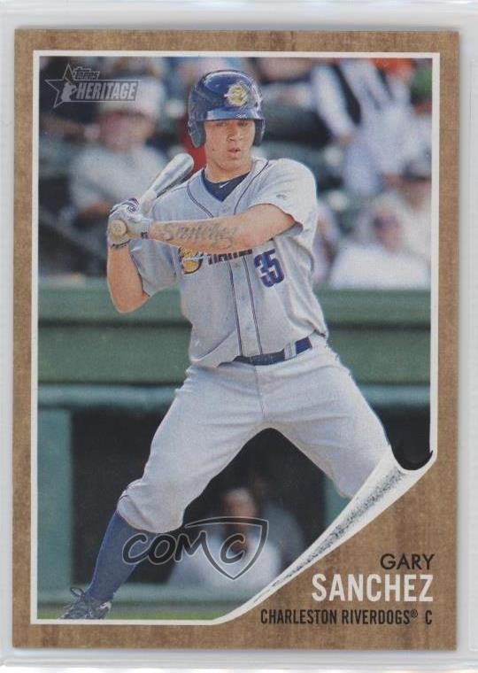 2011 Topps Heritage Minor League Edition Gary Sanchez #39 14lm