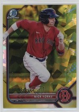 2022 Bowman Chrome Sapphire Prospects Yellow 37/50 Nick Yorke #BCP-192 11vc