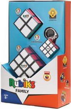 6064015 Cubo Rubik's family pack 3x3 + 2x2 + 3x3 portachiavi