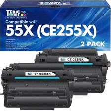CE255X 55X Black Toner Cartridge P3015 for HP 55A CE255A M521dn CE255X 55X