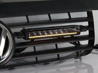 2X LED Lightbar + Spezifische KüHlergrill Halter Passend FüR VW T5 (2003-2008)