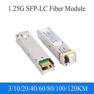 1Pair Gigabit Fiber SFP Module 1000M LC 1.25G Single Mode A+B Fiber Module