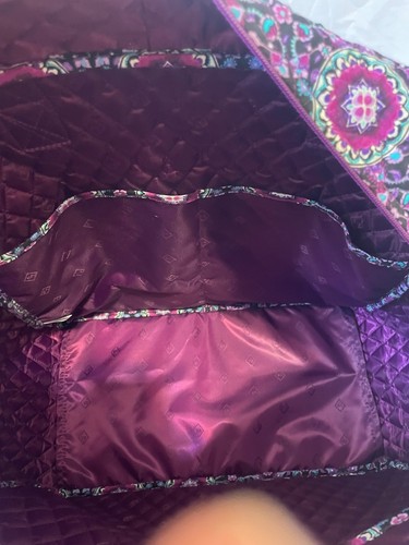 NWT Vera Bradley Retired Lilac Medallion Grand Cargo Travel Bag - Picture 16 of 18
