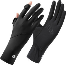 UV Protection Gloves for Women Men Driving Full Finger Sun Gloves