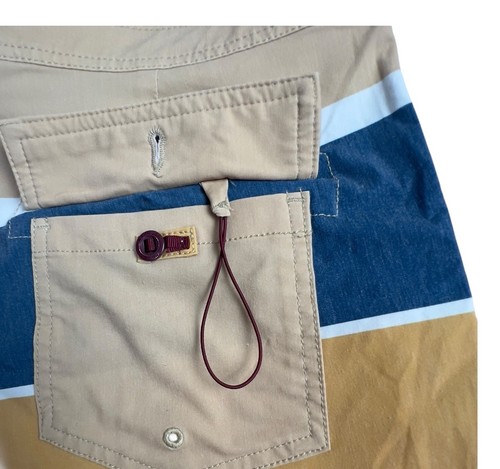 Katin Swim Trunks 36 Hybrid Colorblock Volley Board Short Pool Surfer Snap Front - Picture 3 of 10