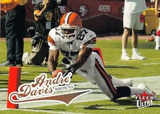 2004 Fleer Andre Davis #59 NFL Football Cleveland Browns Sports Trading Card