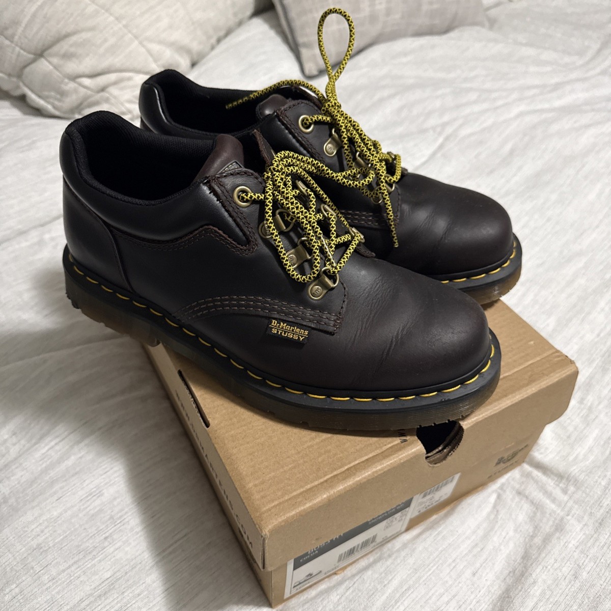 Stussy×Dr Martens 8053 HY UK7 Stussy x Dr Martens 8053 HY Boots Cocoa Men's 10.5 RARE OG All | eBay