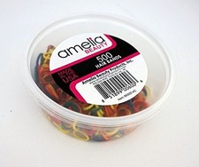 Amelia Beauty  500 Count 1/2" Rubber Bands  Premium US Made Rubber Hair Tie...