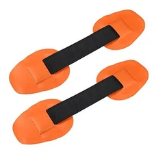  2pcs Universal PVC Strap Handle Patches Carry Grab Handle for Paddle Orange