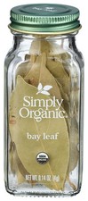 Simply Organic Bay Leaf 0.14 Oz Pack of 6 