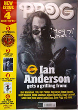 Prog magazine #171 2026 Ian Anderson All-star interview +Laptop Sticker &Artcard