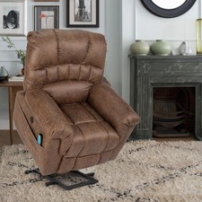 Large Electric Lift Recliner Chair Massage Heat Sofa Armchair Remote Control