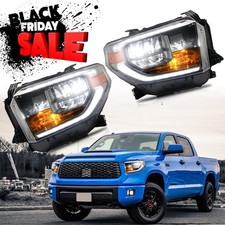 Vland Led Headlights For Toyota Tundra 2014-2021 Wsequential Turn 1pair