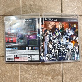 ATLUS Lost Dimension PS3 Sony PlayStation 3 CIB Complete USA Version Authentic