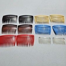 VTG Side Hair Comb Lot of 12 Goody colorful 80 s 90's