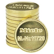 50 x Wertmarke Miele WM 8 (11729), APCL051 Waschmarke für Miele Kassiergerä