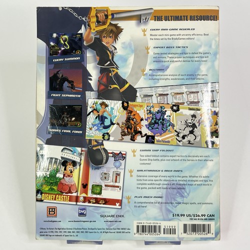 Kingdom Hearts II 2 by Brady Games Official Strategy Guide Near Mint - Picture 2 of 4