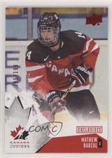 2015 Upper Deck Team Canada Juniors Exclusives 195/199 Mathew Barzal #93 x0a