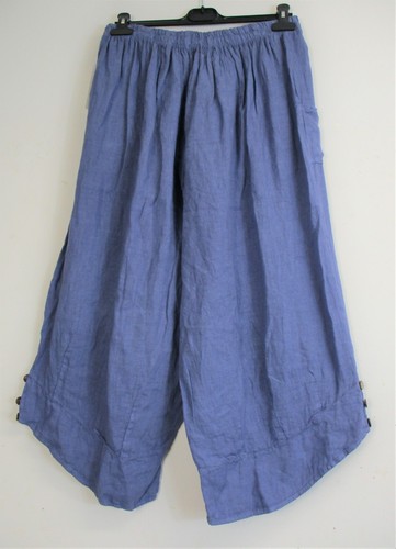 LAGENLOOK100% LINEN CROPPED PANTS IN 9 COLS SIZES :Plus:1(L) Plus 2(XL)Plus3(XXL - Picture 97 of 117