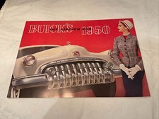 1950 Buick Full Line Estate Wagon Super Roadmaster Riviera Original Brochure 1950 Buick Full Line Estate Wagon Super Roadmaster Riviera Original Brochure