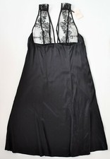 505 NEW Auth AGENT PROVOCATEUR GLORIA SLIP Black CAMI CHEMISE Nightgown 8 10 12