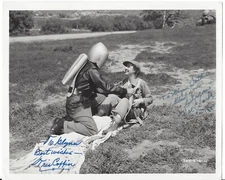 MAE CLARKE  TRIS COFFIN—SIGNED RocketMan PHOTO—FRANKENSTEIN•PUBLIC ENEMY•J.WHALE