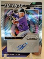 YONATHAN DAZA AUTO 2021 Panini Prizm Baseball Debut Signatures DS-YD ROOKIE RC