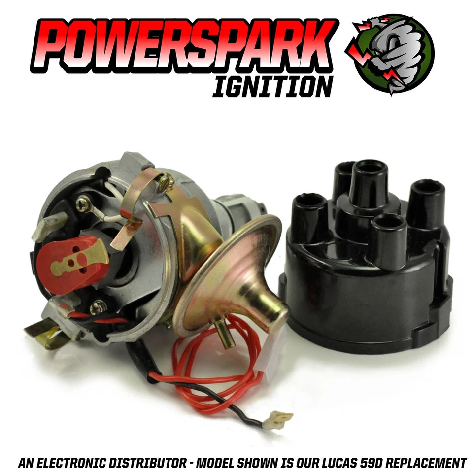 Mini Cooper S 970 1071 1275 replaces Lucas 23D4 Points Distributor and Red Rotor — 第 3/4 张图片