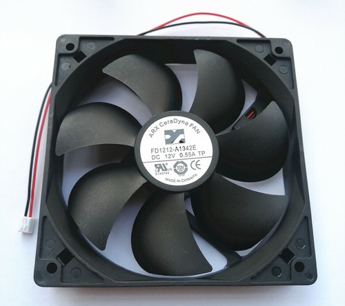 ARX CeraDyna FD1212-A1342E DC 12V 0.55A TP 12025 2PIN power supply Cooling Fan - Picture 5 of 13