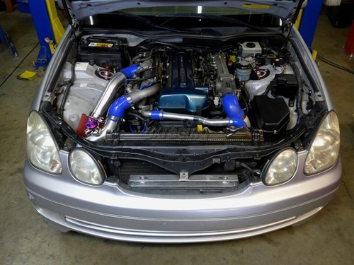Kit de tubos de admisión fría CXR 2JZ-GTE stock doble turbo para 98-05 Lexus GS300 2JZ VVTI - Imagen 4 de 8