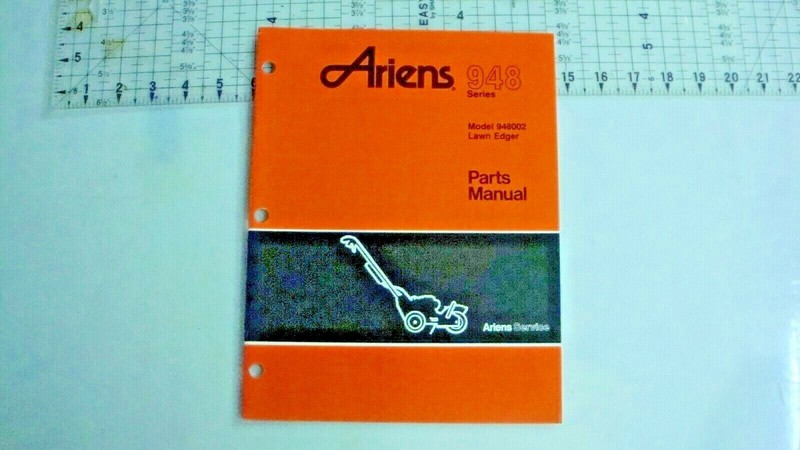 ARIENS LAWN EDGER 948 SERIES PARTS MANUAL COLLECTOR VINTAGE OEM PM-948002-91