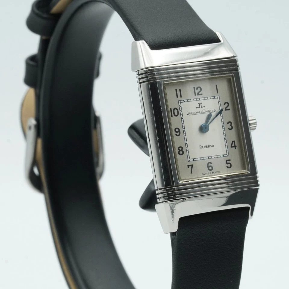 JAEGER LECOULTRE DAMEN UHR 18MM STAHL REVERSO QUARTZ 260.8.08 VINTAGE PAPIERE 2 - Bild 3 von 4
