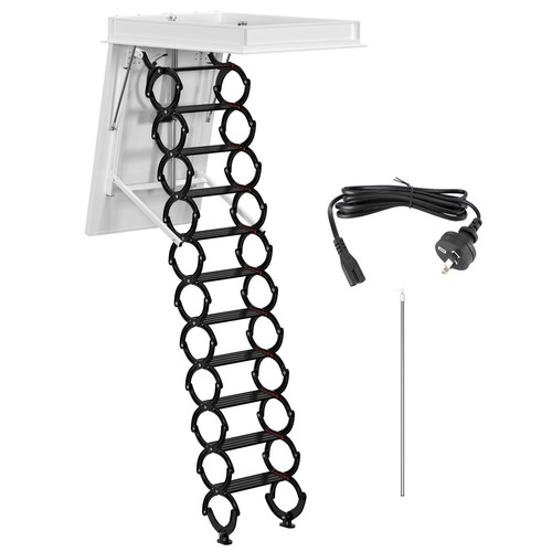 11 Steps Loft Folding Electirc Attic Ceiling Ladder Stair 31.5*43.31" Australian - Picture 23 of 24