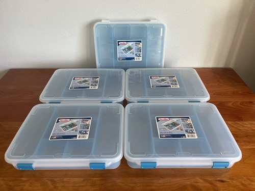 New 5 Sterilite Divided Cases for Crafting, Fishing, Shop Parts, Toys, Games New - Picture 18 of 24