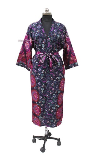 Nueva Colección de Algodón Kimono Mujeres Prendas para dormir Vestido Vestido Vestido Talla Única Vestido - Imagen 188 de 208