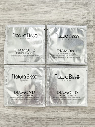 Natura Bisse Diamond Extreme Mask 4 Packets Marine DNA Treatment with Retinol