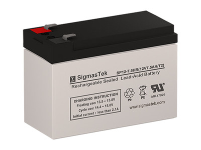  12 Volt 7 Ah Battery Razor 131E Scooter Replacement Battery By SigmasTek