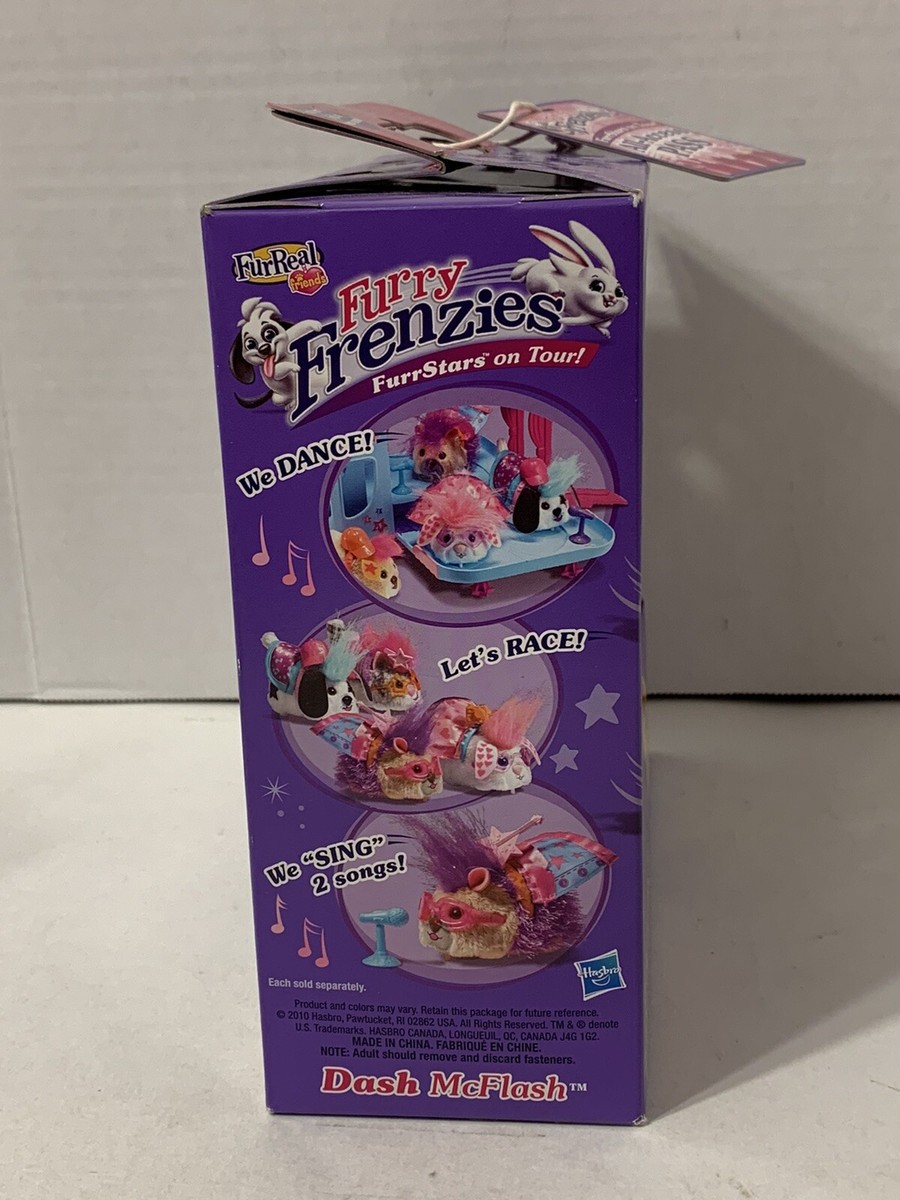 Rare 2010 FurReal Friends Furry Frenzies DASH McFLASH - New In Box