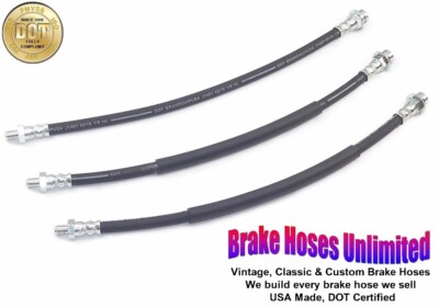 Bremsschlauch Set AMC Ambassador 1967 1968 1969 1970, 8 Cyl - Vorne Trommel