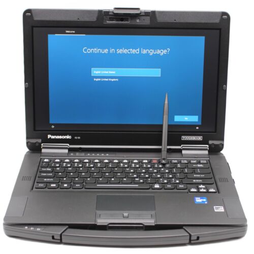 NEW Panasonic Toughbook FZ-55 MK2 14" TOUCH i7-1185G 16GB RAM 512GBSSD 4GLTE GPS - Picture 1 of 18
