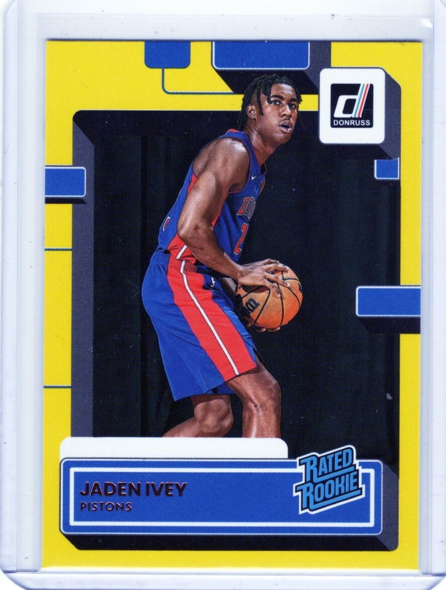 2022-23 Donruss Yellow Flood #205 Jaden Ivey RR