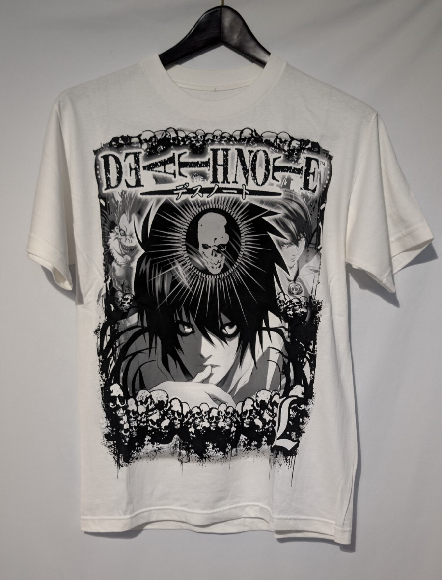 Vintage Death Note white T-shirt MD 