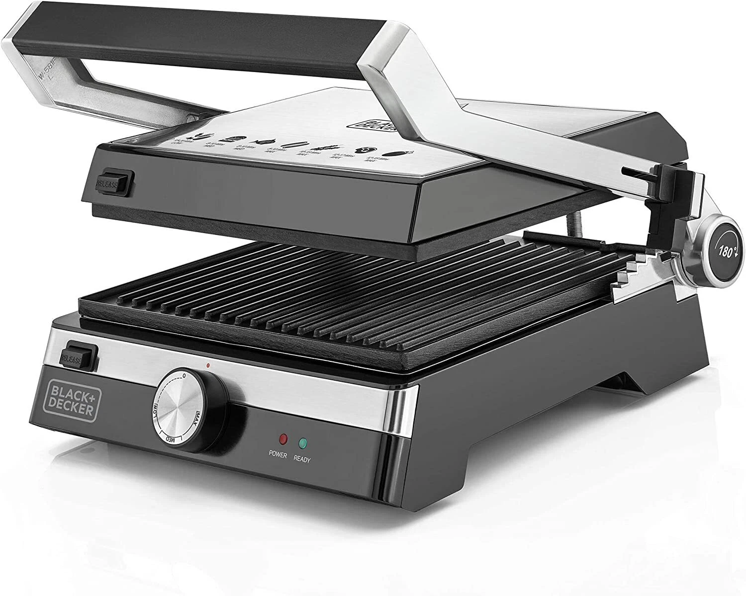 Black And Decker CG2000 220 Volt Contact Metal Grill 220V 240V For Export