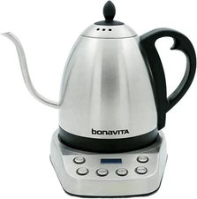 Bonavita Gooseneck Electric Kettle Stainless Steel Variable Temp BV07002US - NEW