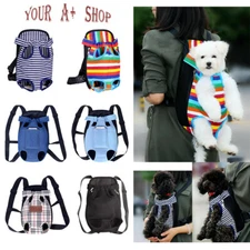 Pet Carrier Backpack Adjustable Cat Dog Pet Front Carrier Legs Out Travel Bag
