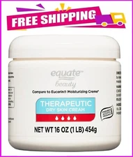 Equate Beauty Therapeutic Dry Skin Cream, 16 Oz.