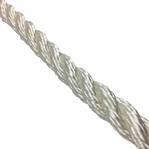 6mm White 3 Strand Nylon Anchor Rope x 125m On A Reel With Head Sealed Ends - Picture 6 of 6
