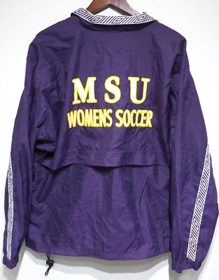 #ad #ad vtg Umbro MANKATO WOMEN#x27;S SOCCER TEAM Jacket LARGE 90s Minnesota State MSU rare $4.50